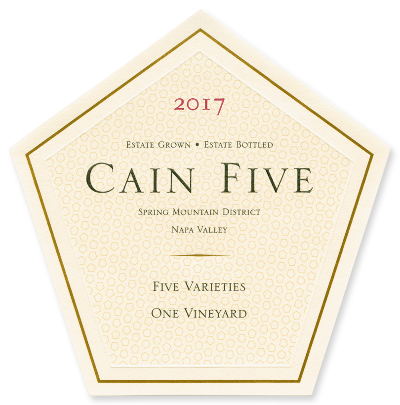 2017 Cain Five Label