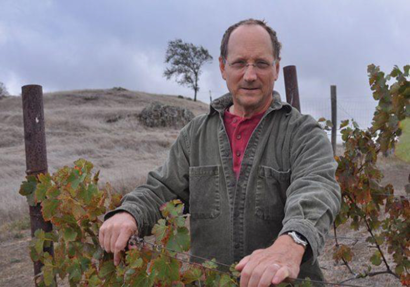 Chris Howell in the Cain vineyards