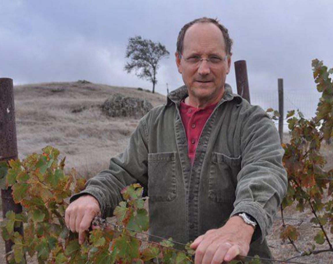 Chris Howell in the Cain vineyards