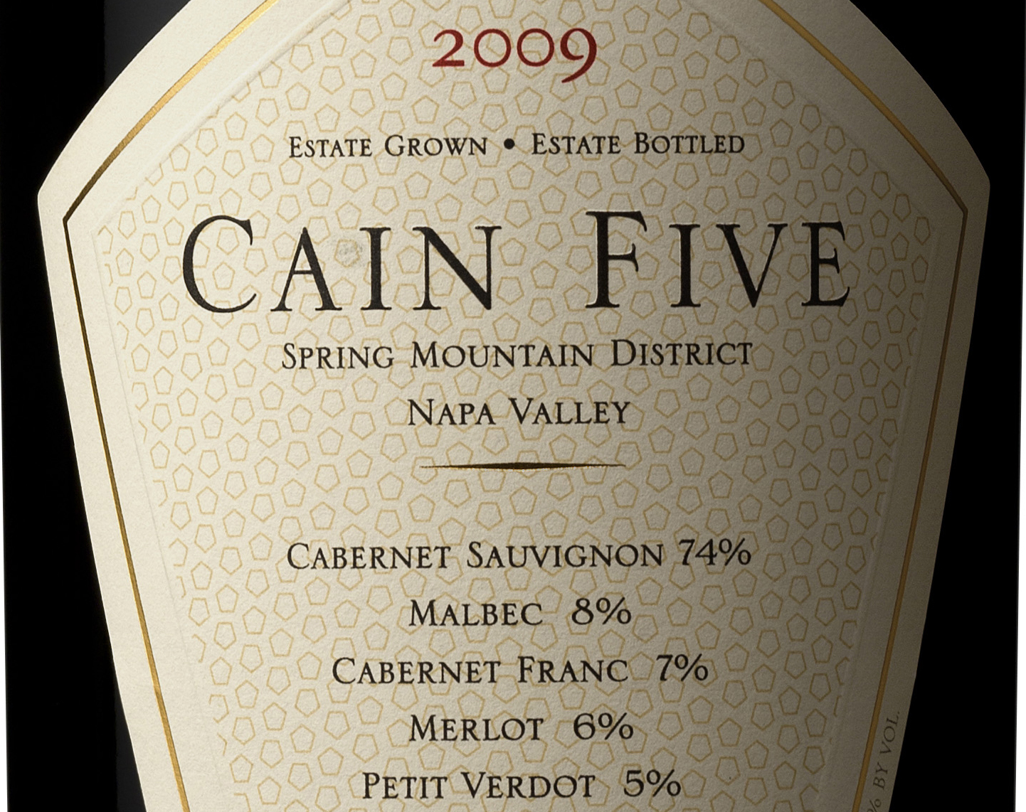 2009 Cain Five featured in Departures