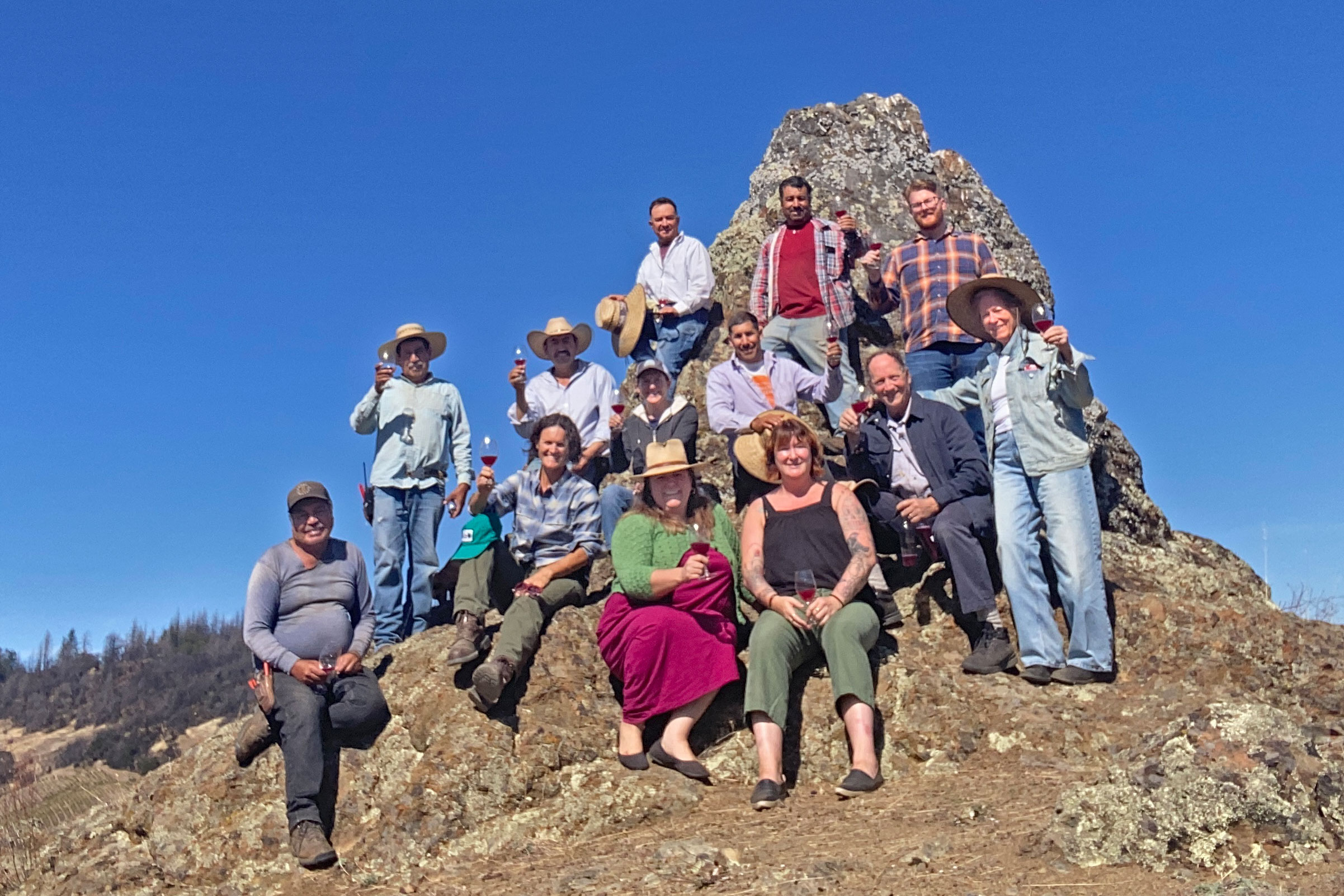 Cain Vineyard & Winery Team at La Piedra, 2022