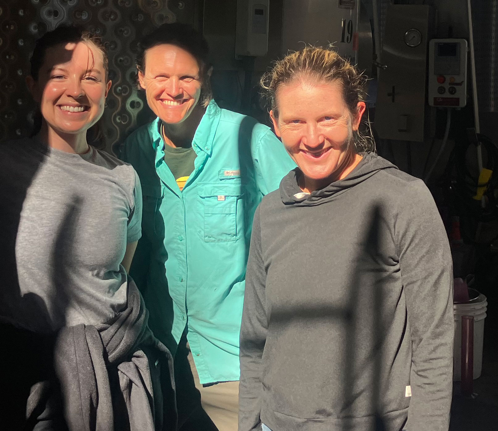 Morgan, Ashley, and Mandy, Cain's Winemaker