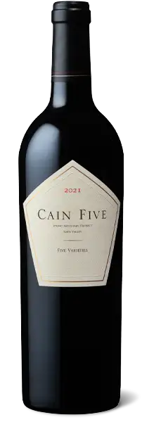 2021 Cain Five bottle