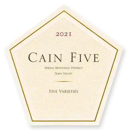 2021 Cain Five label